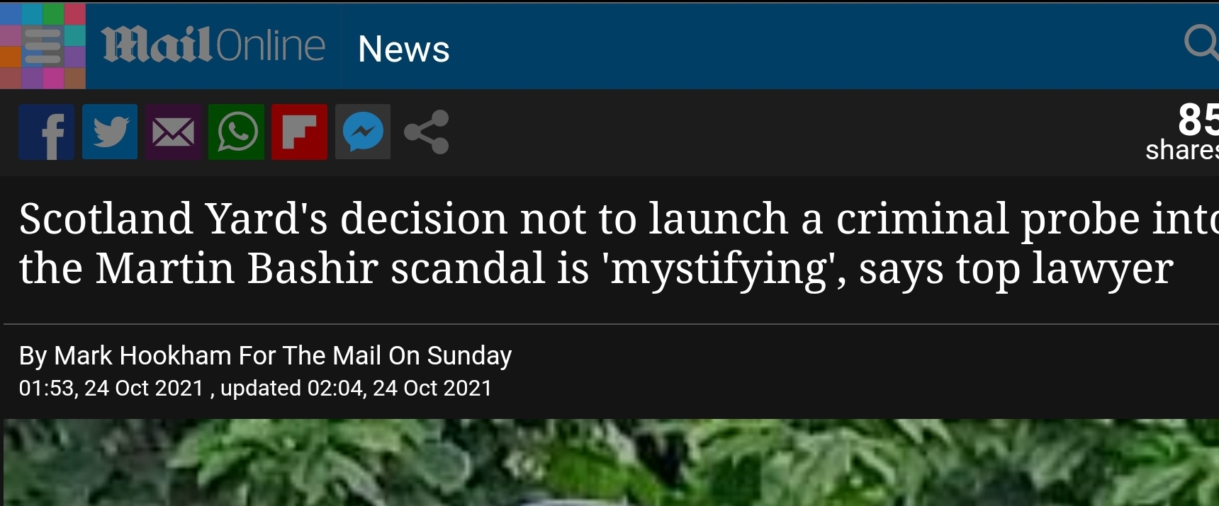 "Leading Lawyer" Quentin Hunt features in Mail on Sunday article